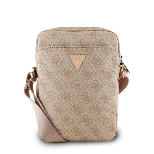 Guess PU 4G Triangle Logo táska 8" rózsaszín -   a Domshop kínálatából