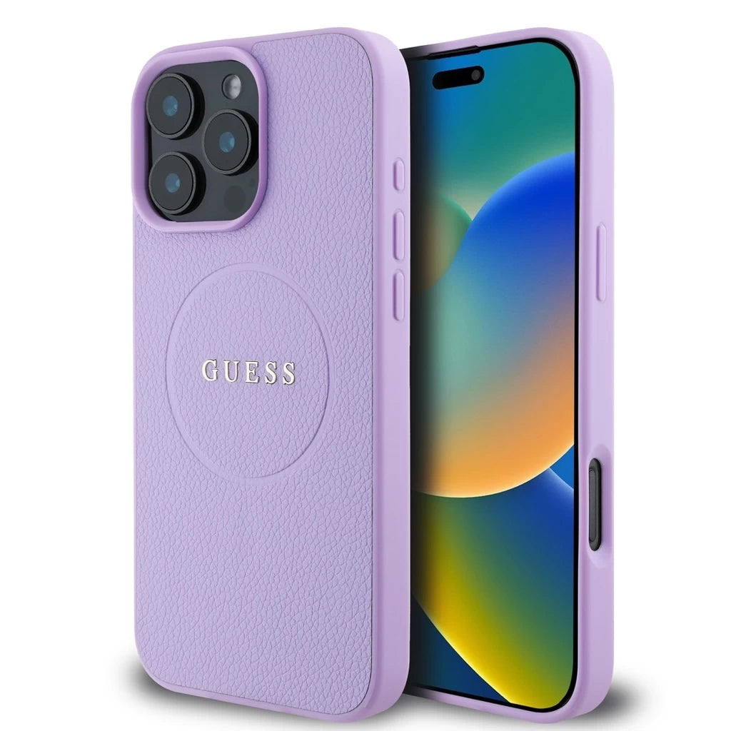 Guess PU Grained Classic Logo MagSafe tok iPhone 16 Pro Max készülékhez lila -  iPhone 16 Pro Max tok a Domshop kínálatából