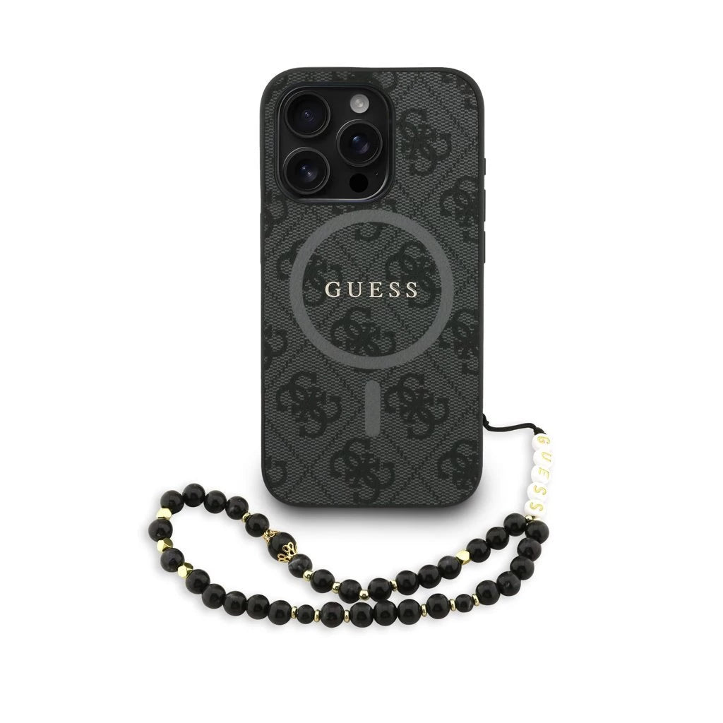 Guess PU Leather 4G Colored Ring Strap MagSafe tok iPhone 15 Pro készülékhez fekete -  iPhone 15 Pro tok a Domshop kínálatából