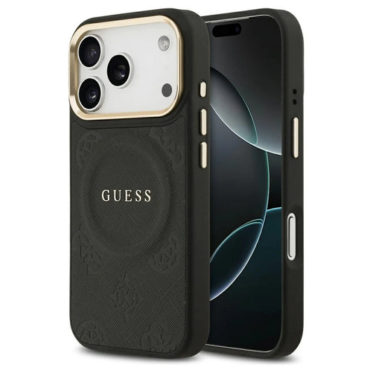 Guess Peony Hot Stamp MagSafe tok iPhone 17 Pro készülékhez fekete -  iPhone 17 Pro tok a Domshop kínálatából