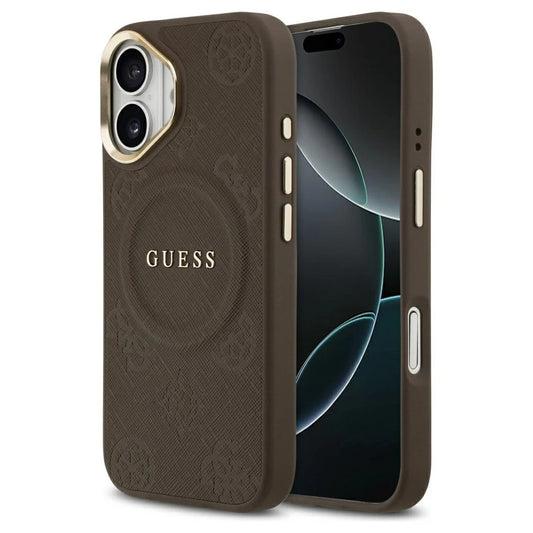 Guess Peony Hot Stamp MagSafe tok iPhone 17 készülékhez barna -  iPhone 17 tok a Domshop kínálatából