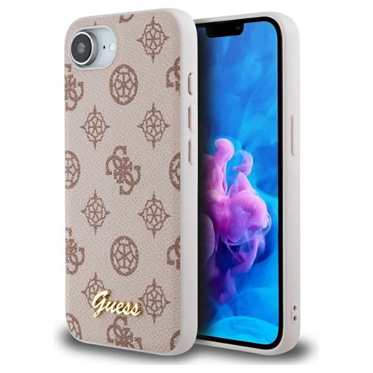Guess Peony Script Logo MagSafe tok iPhone 16e készülékhez barna -  iPhone 16e tok a Domshop kínálatából