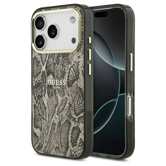 Guess Python Pattern MagSafe tok iPhone 17 Pro Max készülékhez barna -  iPhone 17 Pro Max tok a Domshop kínálatából