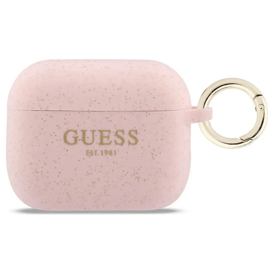 Guess Silicone Glitter Ring tok AirPods Pro 3 készülékhez rózsaszín -  AirPods Pro 3 tok a Domshop kínálatából