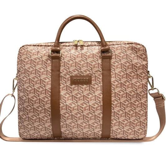 Guess laptop táska Világosbarna 15 / 16″ GUCB15HGCFSEW -  15-16" laptop táskák a Domshop kínálatából