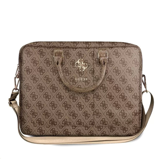 Guess laptop táska barna 15″ GUCB15G4GFBR -  15-16" laptop táskák a Domshop kínálatából