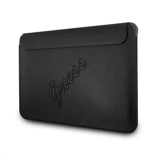 Guess laptop táska fekete 13″ GUCS13PUSASBK -  12-14" laptop táskák a Domshop kínálatából