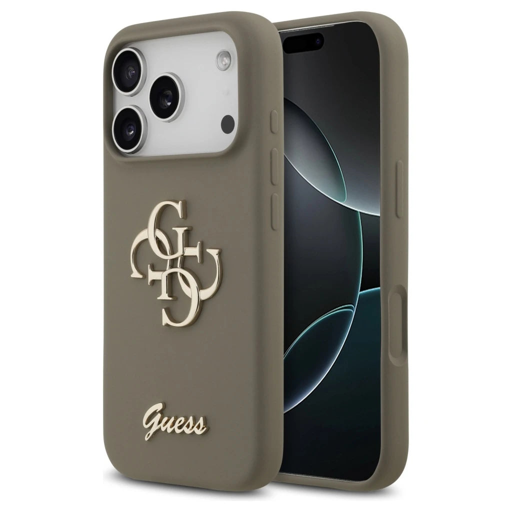Guess szilikon Big 4G Script tok iPhone 17 Pro készülékhez barna -  iPhone 17 Pro tok a Domshop kínálatából