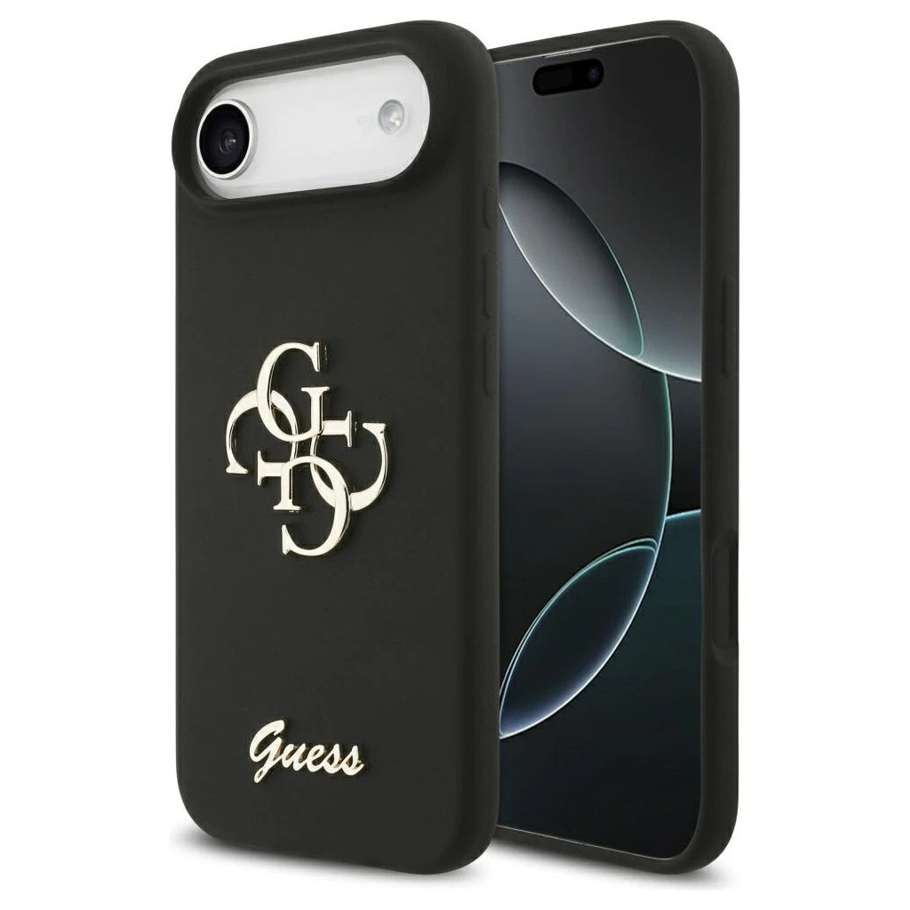 Guess szilikon Big 4G Script tok iPhone Air készülékhez fekete -  iPhone 17 Air tok a Domshop kínálatából