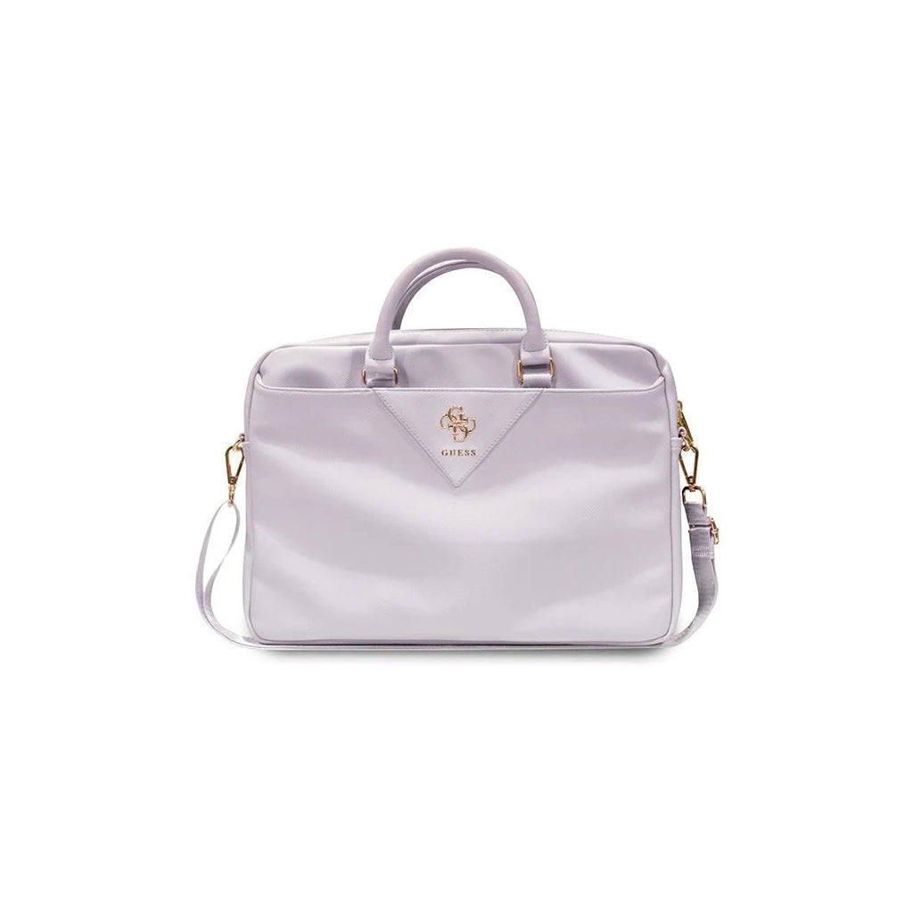 Guess táska GUCB15ZPGSTEGU 16" Triangle 4G lila -  15-16" laptop táskák a Domshop kínálatából