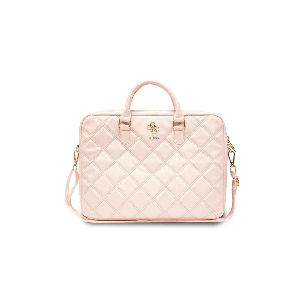 Guess táska GUCB15ZPSQSSGP 16" Quilted 4G rózsaszín -  15-16" laptop táskák a Domshop kínálatából