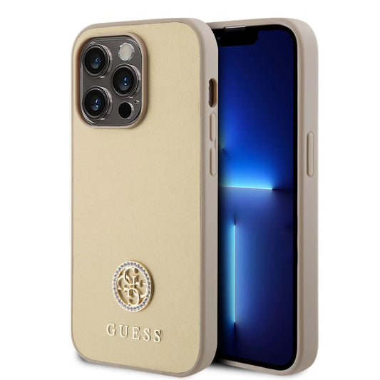 Guess tok Arany Apple Iphone 15 Pro Max készülékhez GUHCP15XPS4DGPD -  iPhone 15 Pro Max tok a Domshop kínálatából