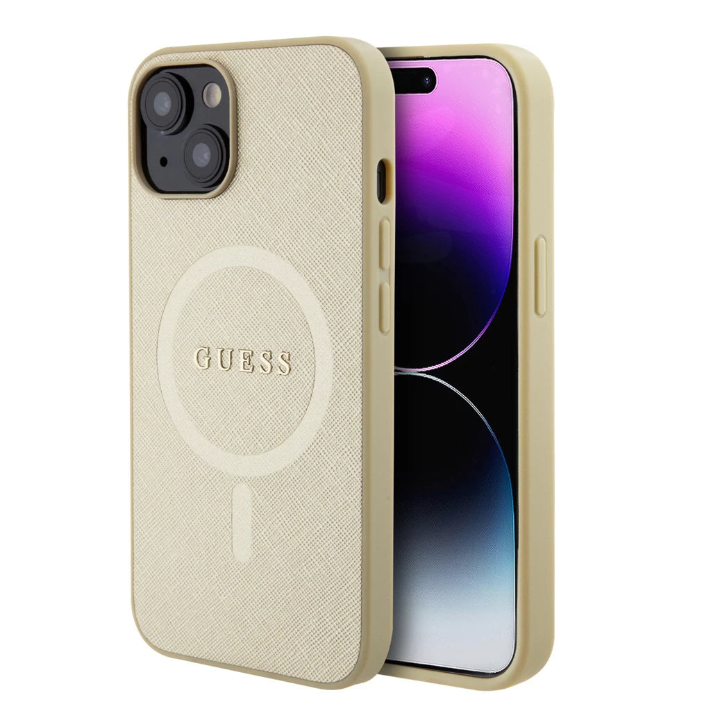 Guess tok Bézs Apple Iphone 15 Plus készülékhez GUHMP15MPSAHMCB -  iPhone 15 Plus tok a Domshop kínálatából