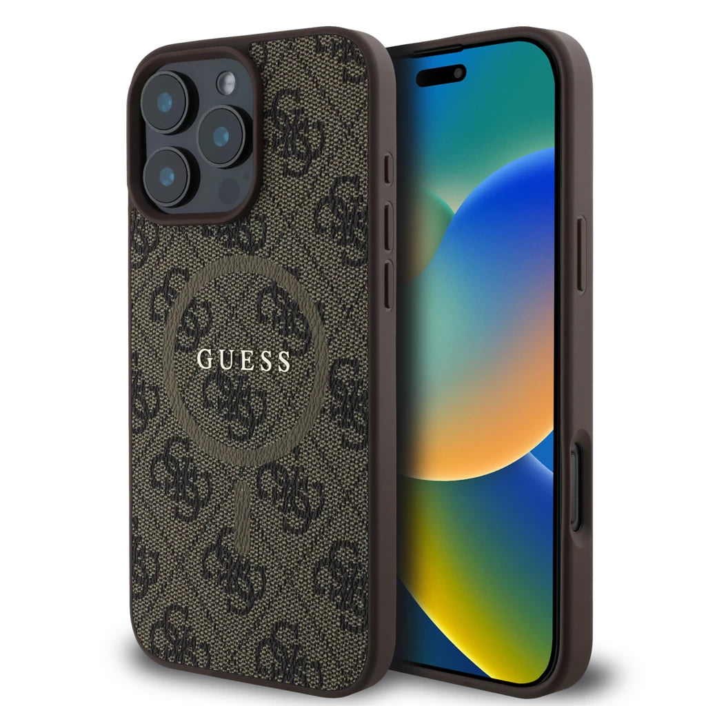 Guess tok Barna Apple iPhone 16 Pro Max készülékhez GUHMP16XG4GFRW -  iPhone 16 Pro Max tok a Domshop kínálatából