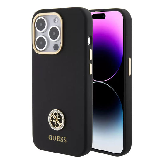 Guess tok Fekete Apple Iphone 15 Pro Max készülékhez GUHCP15XM4DGPK -  iPhone 15 Pro Max tok a Domshop kínálatából