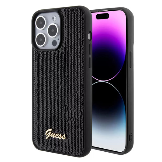 Guess tok Fekete Apple Iphone 15 Pro Max készülékhez GUHCP15XPSFDGSK -  iPhone 15 Pro Max tok a Domshop kínálatából