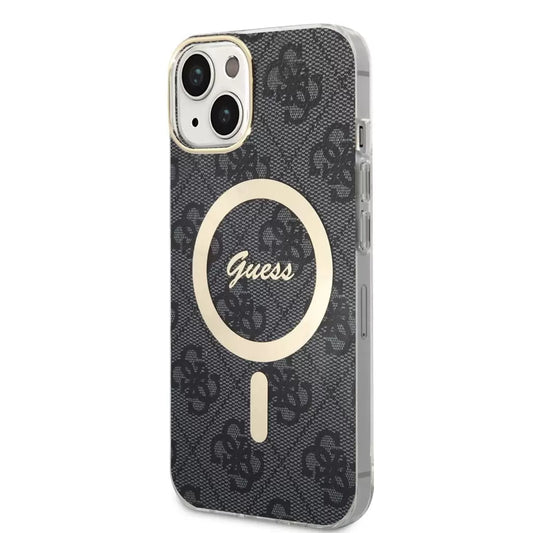 Guess tok Fekete Apple Iphone 15 készülékhez GUHMP15SH4STK -  iPhone 15 tok a Domshop kínálatából