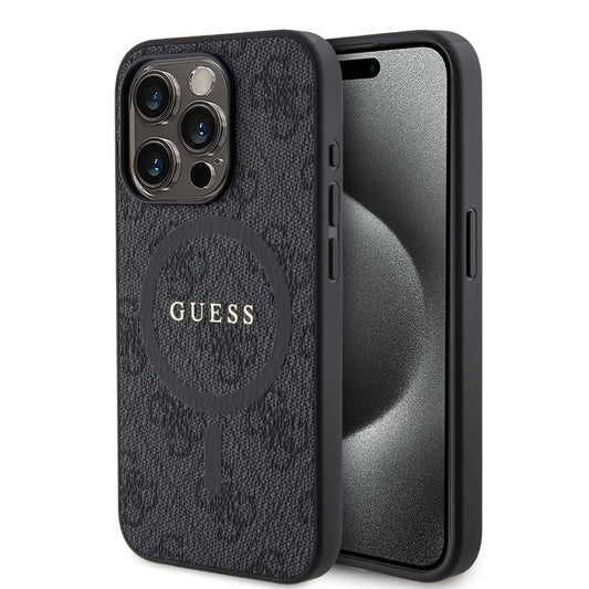 Guess tok Fekete Apple iPhone 15 Pro készülékhez GUHMP15LG4GFRK -  iPhone 15 Pro tok a Domshop kínálatából