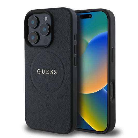 Guess tok Fekete Apple iPhone 16 Pro készülékhez GUHMP16LPGHSMMK -  iPhone 16 Pro tok a Domshop kínálatából