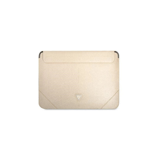 Guess tok GUCS14PSATLE 13/14" bézs Saffiano Triangle Logo -  12-14" laptop táskák a Domshop kínálatából