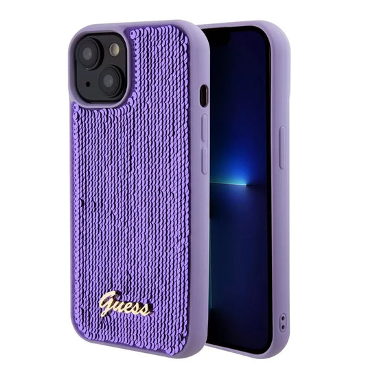 Guess tok Lila Apple Iphone 15 készülékhez GUHCP15SPSFDGSU -  iPhone 15 tok a Domshop kínálatából