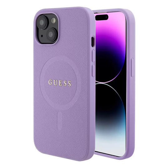 Guess tok Lila Apple Iphone 15 készülékhez GUHMP15SPSAHMCU -  iPhone 15 tok a Domshop kínálatából