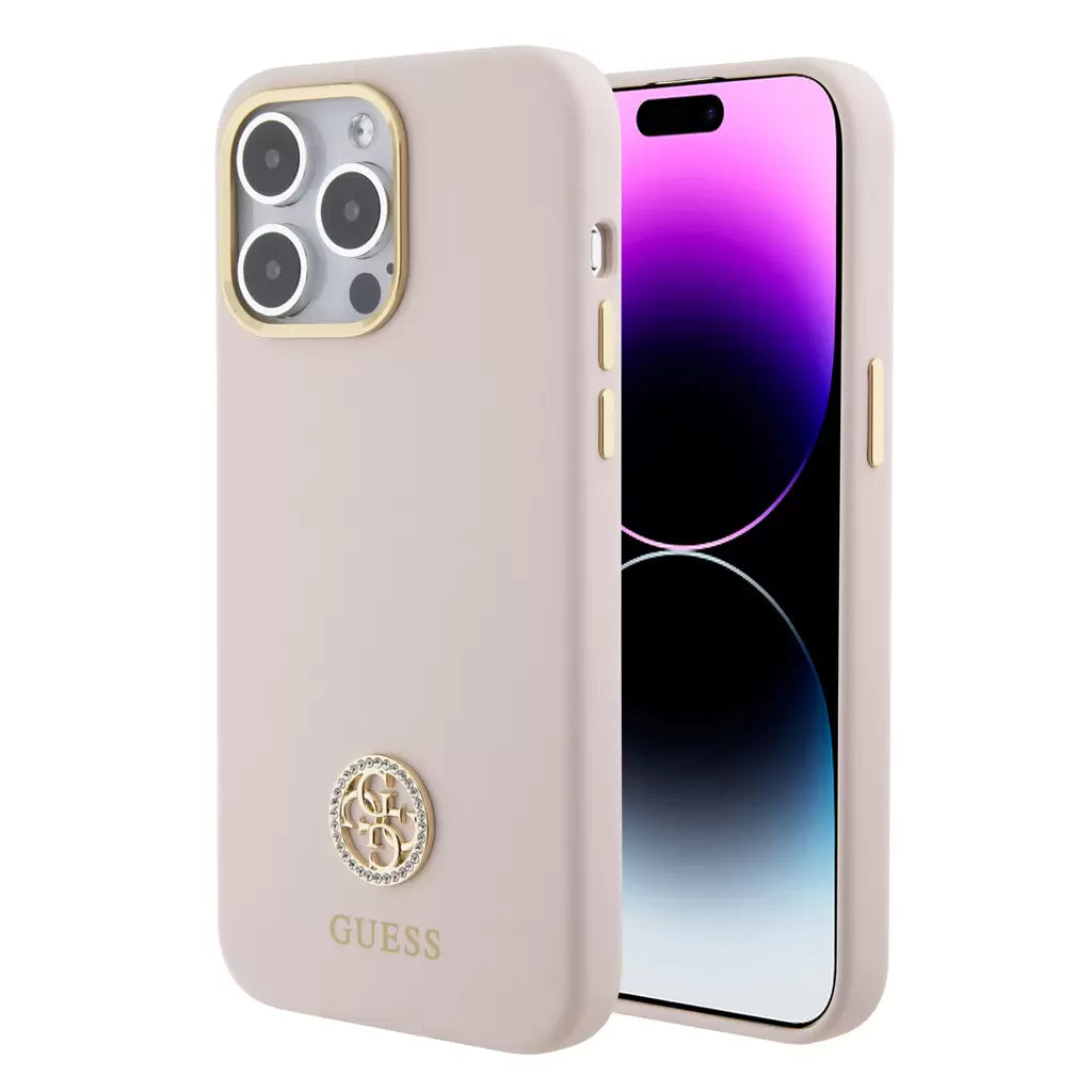 Guess tok Pink Apple Iphone 15 Pro Max készülékhez GUHCP15XM4DGPP -  iPhone 15 Pro Max tok a Domshop kínálatából