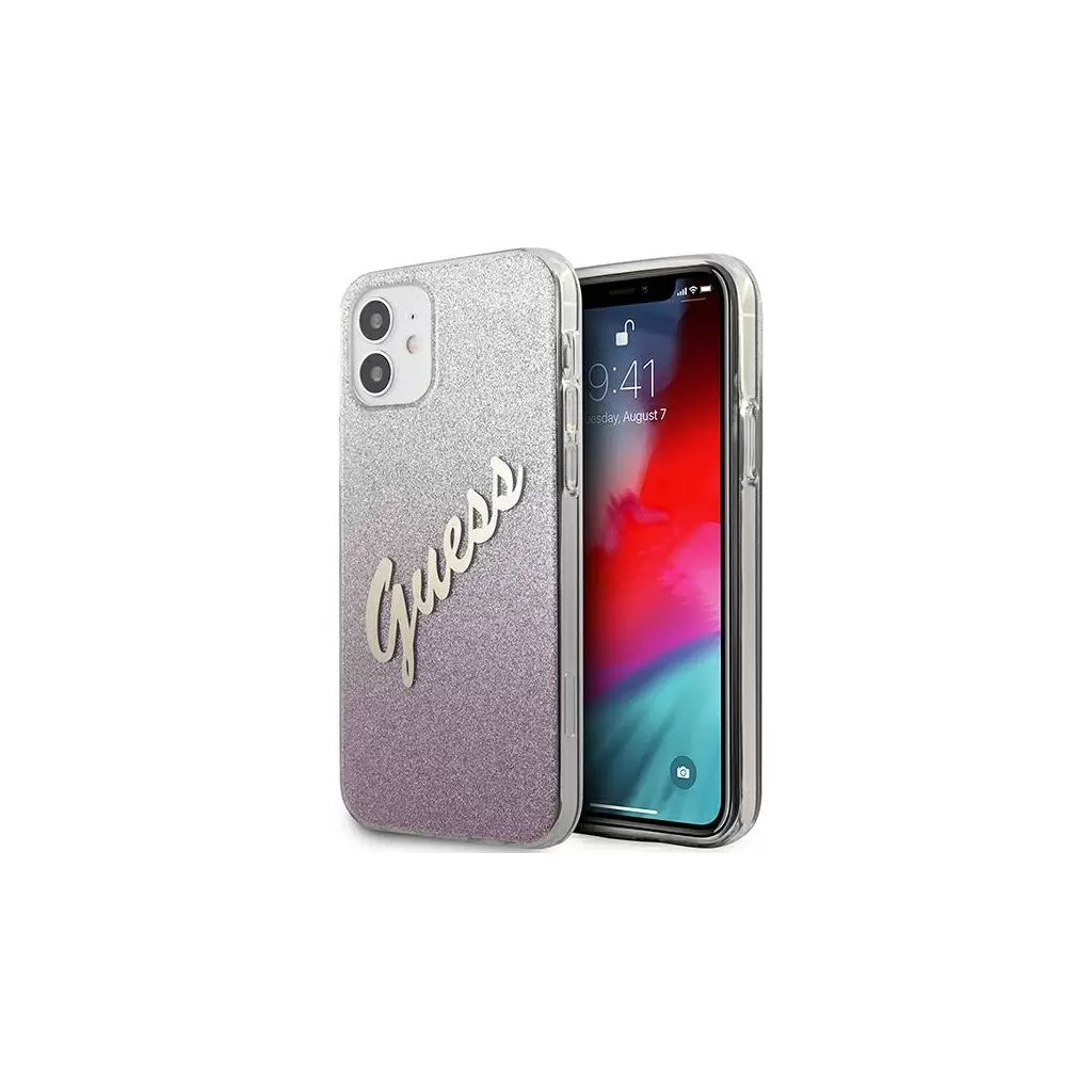 Guess tok rózsaszín GUHCP12SPCUGLSPI Apple iPhone 12 Mini készülékhez -  iPhone 12 Mini tok a Domshop kínálatából