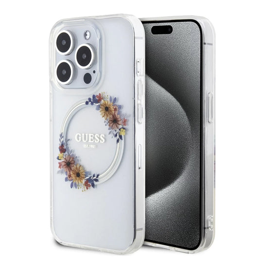 Guess tok Átlátszó Apple iPhone 15 Pro Max készülékhez GUHMP15XHFWFCT -  iPhone 15 Pro Max tok a Domshop kínálatából