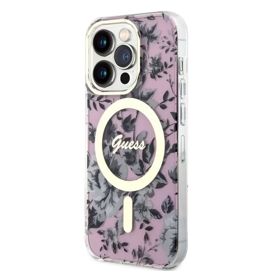 Guess tok virág mintás Apple Iphone 14 Pro készülékhez GUHMP14LHCFWSP -  iPhone 14 Pro tok a Domshop kínálatából