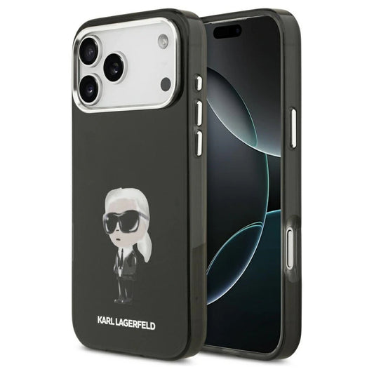 Karl Lagerfeld IML Aquarelle Karl & Logo MagSafe tok iPhone 17 Pro Max készülékhez fekete -  iPhone 17 Pro Max tok a Domshop kínálatából