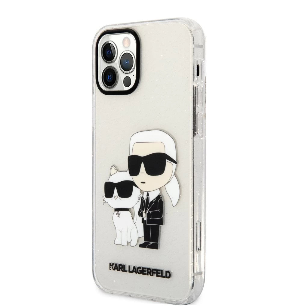 Karl Lagerfeld IML Glitter Karl and Choupette NFT tok iPhone 12/12 Pro készülékhez átlátszó -  iPhone 12/12 Pro tok a Domshop kínálatából