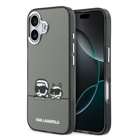 Karl Lagerfeld IML K&CH Heads Logo MagSafe tok iPhone 17 készülékhez fekete -  iPhone 17 tok a Domshop kínálatából