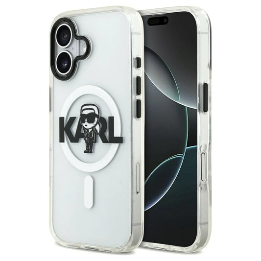 Karl Lagerfeld IML Karl Sketch Logo MagSafe tok iPhone 17 készülékhez átlátszó -  iPhone 17 tok a Domshop kínálatából