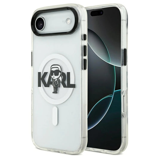 Karl Lagerfeld IML Karl Sketch Logo MagSafe tok iPhone Air készülékhez, átlátszó -  iPhone 17 Air tok a Domshop kínálatából