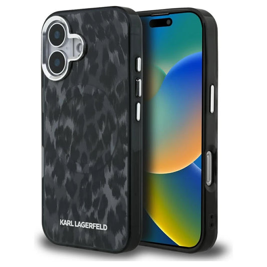 Karl Lagerfeld IML Leopard Pattern MagSafe tok iPhone 16 készülékhez fekete -  iPhone 16 tok a Domshop kínálatából
