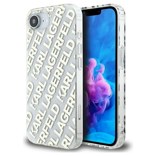 Karl Lagerfeld IML Repeat Logo tok iPhone 16e készülékhez arany -  iPhone 16e tok a Domshop kínálatából