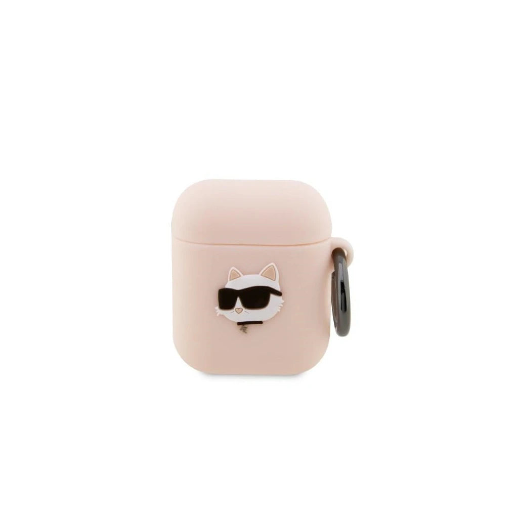 Karl Lagerfeld KLA2RUNCHP AirPods 1/2 készülékhez tok Silicone Choupette Head 3D rózsaszín -  AirPods 1/2 tok a Domshop kínálatából