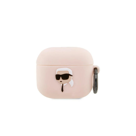 Karl Lagerfeld KLA3RUNIKP AirPods 3 készülékhez tok, Silicone Karl Head 3D, rózsaszín -  AirPods 3 tok a Domshop kínálatából