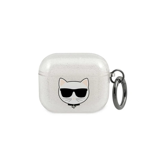 Karl Lagerfeld KLA3UCHGS AirPods 3 készülékhez tok Glitter Choupette ezüst -  AirPods 3 tok a Domshop kínálatából