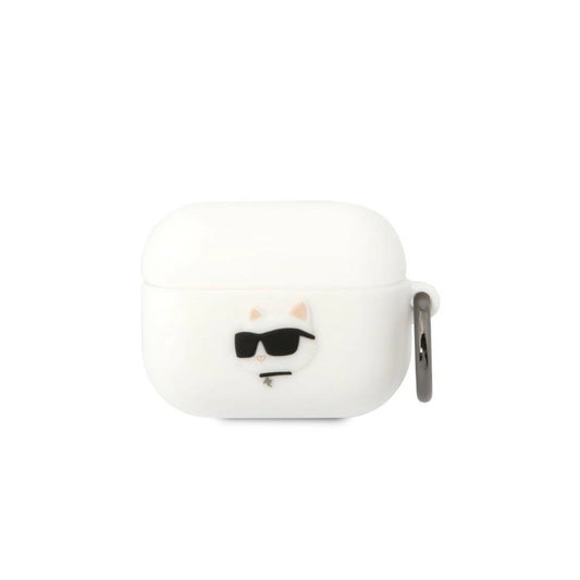 Karl Lagerfeld KLAPRUNCHH AirPods Pro készülékhez szilikon tok Choupette Head 3D fehér -  AirPods Pro tok a Domshop kínálatából