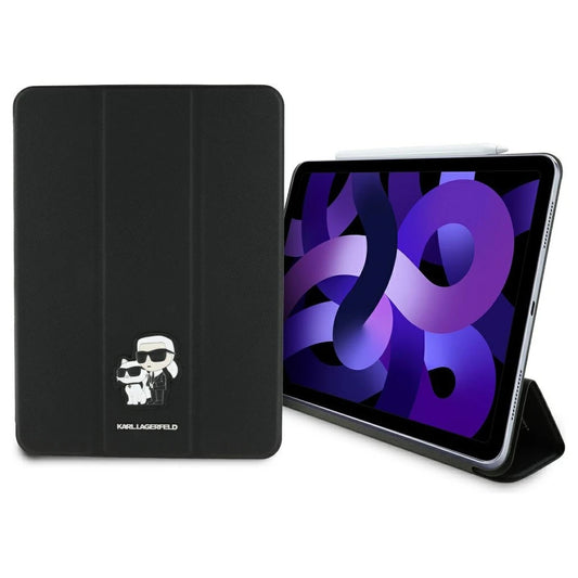 Karl Lagerfeld KLFC11RM24SAKCK iPad Air 11" 2024 készülékhez készült tok Saffiano Magnetic Karl &Choupette fekete -  iPad Air 11" (2024/2025) tok a Domshop kínálatából