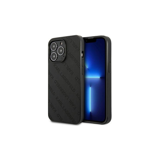 Karl Lagerfeld KLHCP13XPTLK iPhone 13 Pro Max 6,7" készülékhez tok Perforated Allover fekete -  iPhone 13 Pro Max tok a Domshop kínálatából