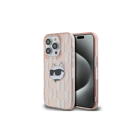 Karl Lagerfeld KLHCP14LHKLPCHP iPhone 14 Pro 6.1 készülékhez kemény tok IML Choupette Head & Monogram rózsaszín -  iPhone 14 Pro tok a Domshop kínálatából