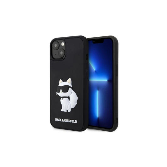 Karl Lagerfeld KLHCP14M3DRKHNK iPhone 14 Plus / 15 Plus 6.7" készülékhez keménytok Rubber Choupette 3 fekete -  iPhone 14 Plus/15Plus tok a Domshop kínálatából