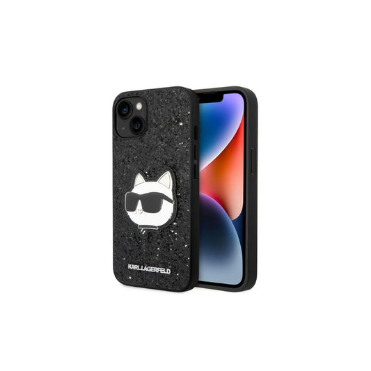 Karl Lagerfeld KLHCP14MG2CPK iPhone 14 Plus / 15 Plus 6,7" készülékhez kemény tok Glitter Choupette Pa fekete -  iPhone 14 Plus/15Plus tok a Domshop kínálatából