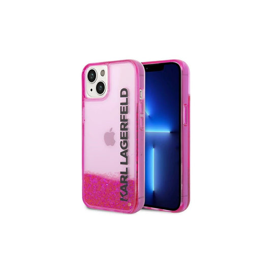 Karl Lagerfeld KLHCP14MLCKVF iPhone 14Plus / 15 Plus 6,7" készülékhez kemény tok Liquid Glitter Elong rózsaszín -  iPhone 14 Plus/15Plus tok a Domshop kínálatából