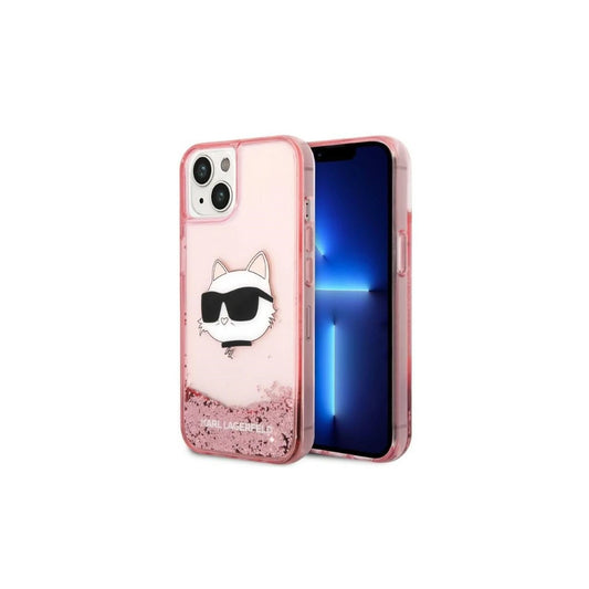 Karl Lagerfeld KLHCP14MLNCHCP iPhone 14 Plus / 15 Plus 6,7" készülékhez kemény tok Glitter Choupette He rózsaszín -  iPhone 14 Plus/15Plus tok a Domshop kínálatából