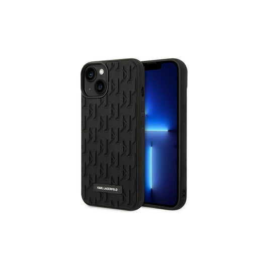 Karl Lagerfeld KLHCP14MRUPKLPK iPhone 14 Plus / 15 Plus készülékhez 6,7" merev tok fekete 3D Monogram -  iPhone 14 Plus/15Plus tok a Domshop kínálatából