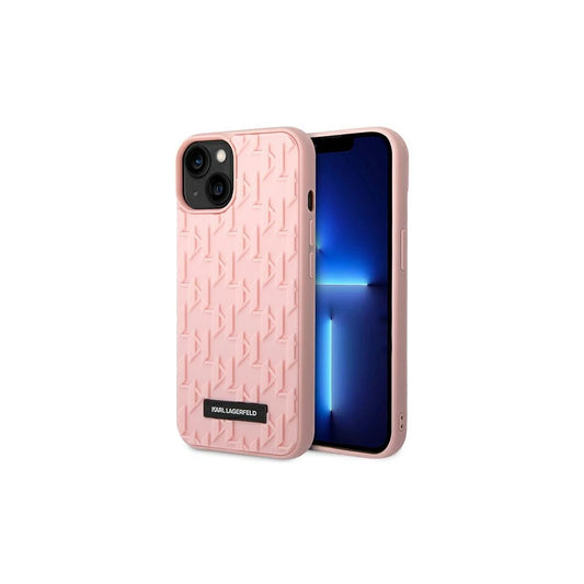 Karl Lagerfeld KLHCP14MRUPKLPP iPhone 14 Plus / 15 Plus készülékhez 6,7" kemény tok 3D Monogram rózsaszín -  iPhone 14 Plus/15Plus tok a Domshop kínálatából
